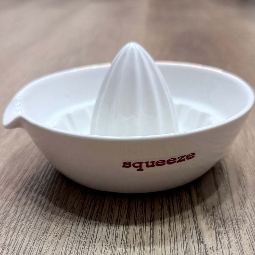 Keith Brymer Jones Word Range 'squeeze' Ceramic Citrus Juicer